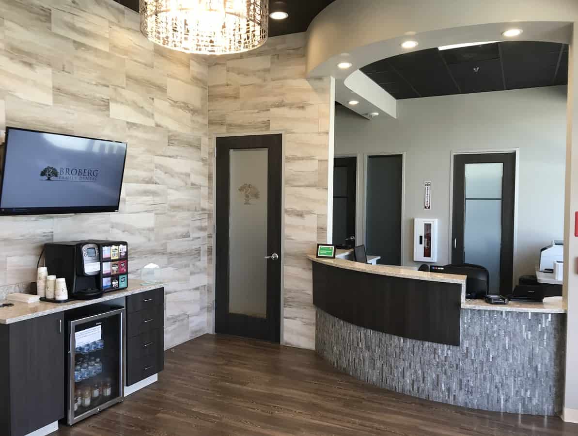 Warm, welcoming reception and waiting area